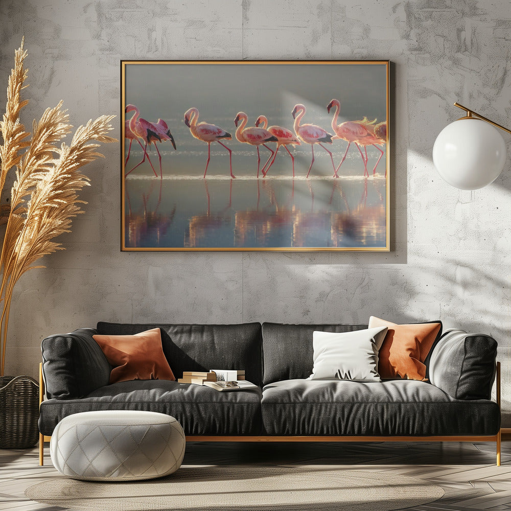 Flamingo | Poster - Kunstdruck