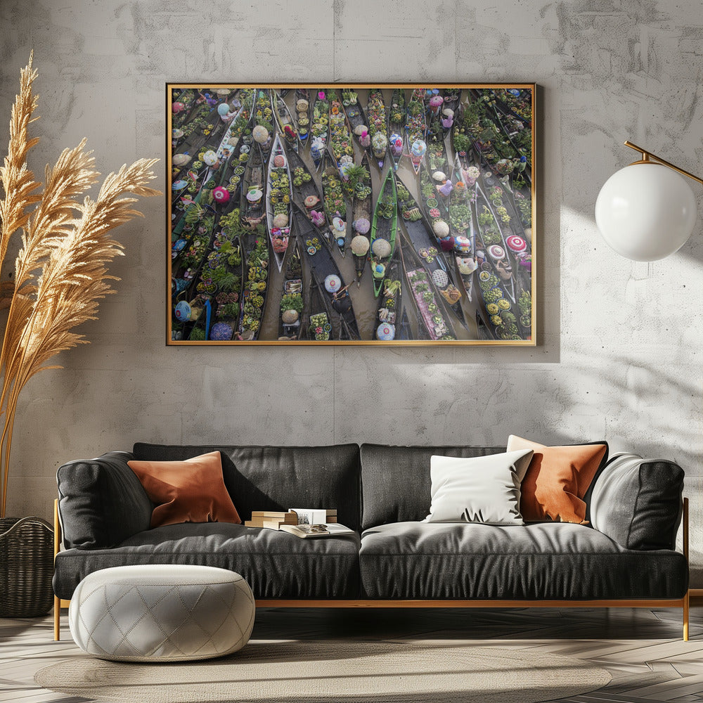 Flytande marknad | Poster