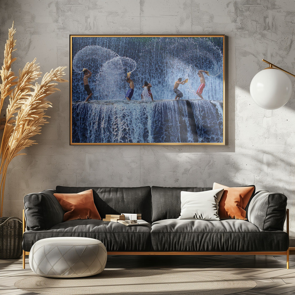 Jugando con salpicaduras | Posters - Impresiones de Arte