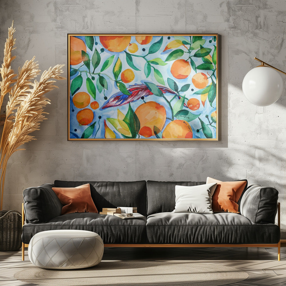 Orange Blå | Poster