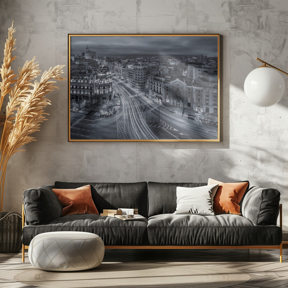 Madrids bylys | Plakater - Kunsttryk