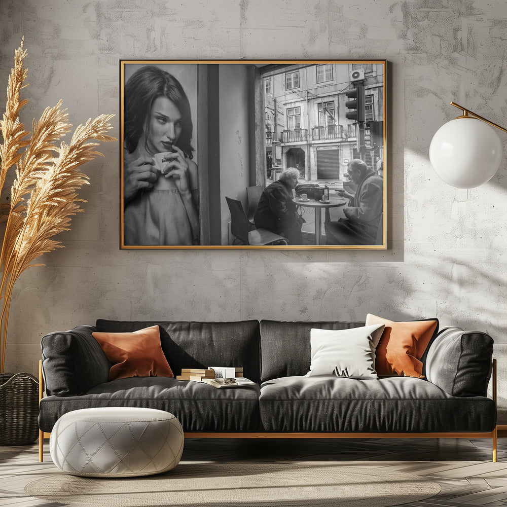 Kaffeegespräche | Poster - Kunstdruck