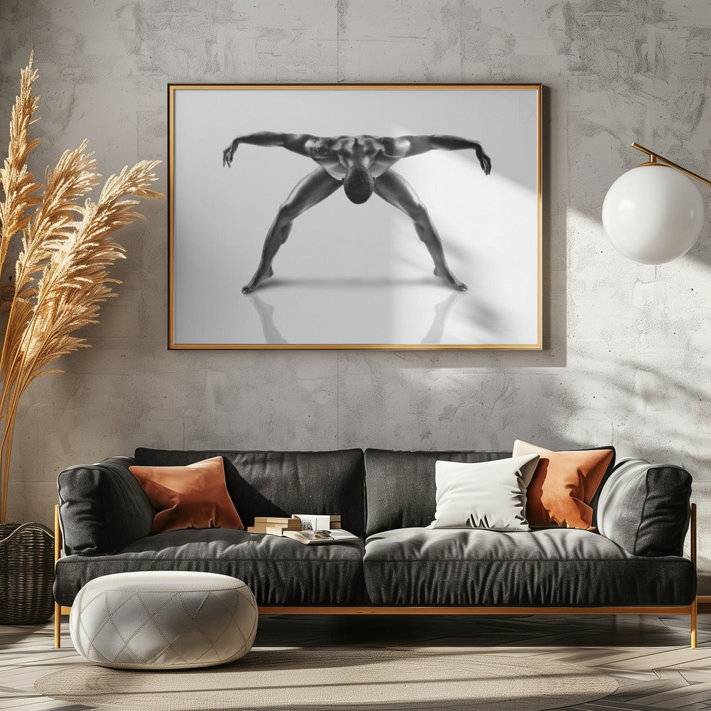 Metallisk Nude 3 | Poster