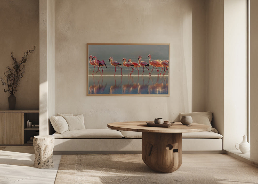 Flamingo | Poster - Kunstdruck