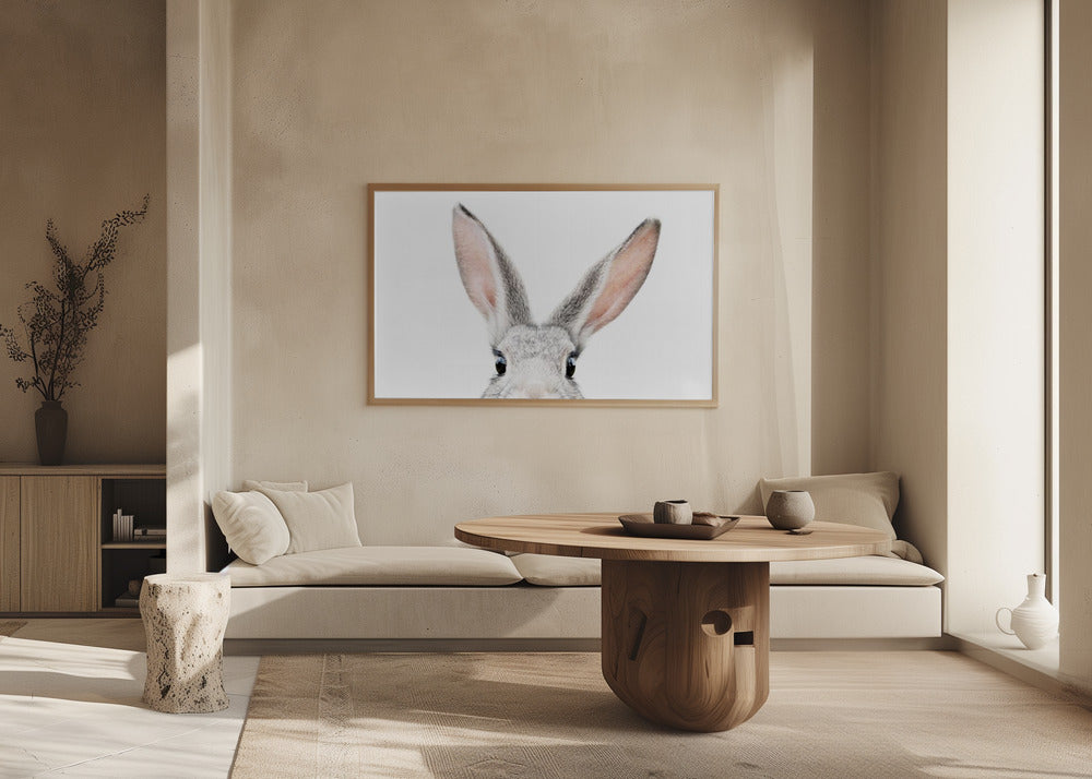 Peeking Bunny | Poster