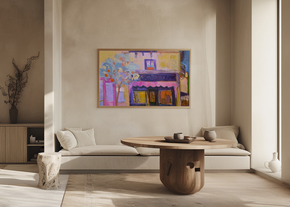 Vibrant Café Scene | Poster