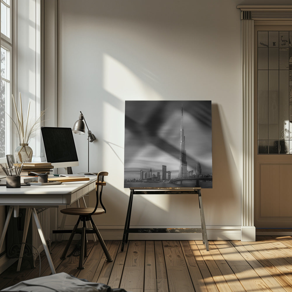 Dubai Downtown Cityscape, Dubai, UAE. | Canvas