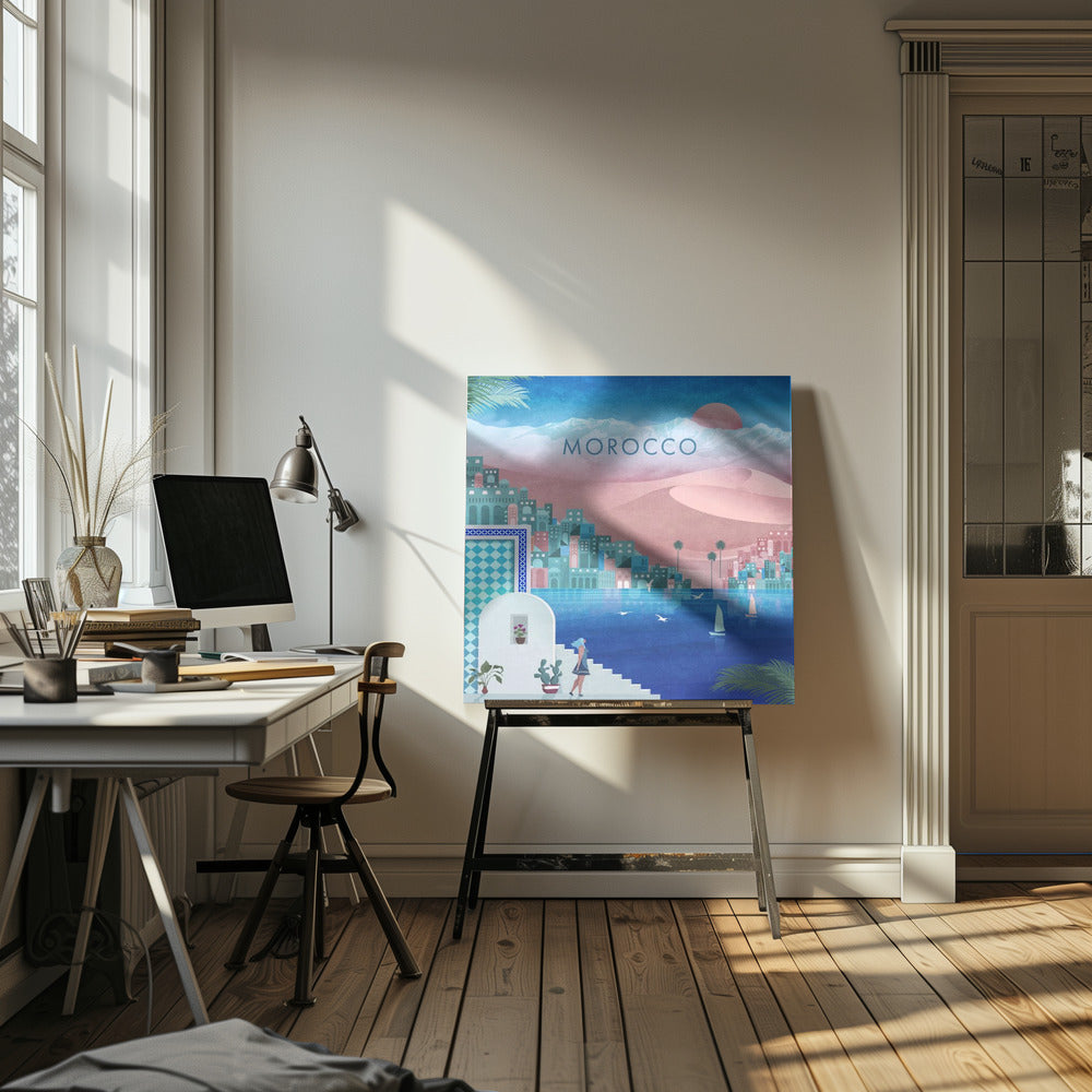Marokko-Platz.png | Leinwand-Bilder