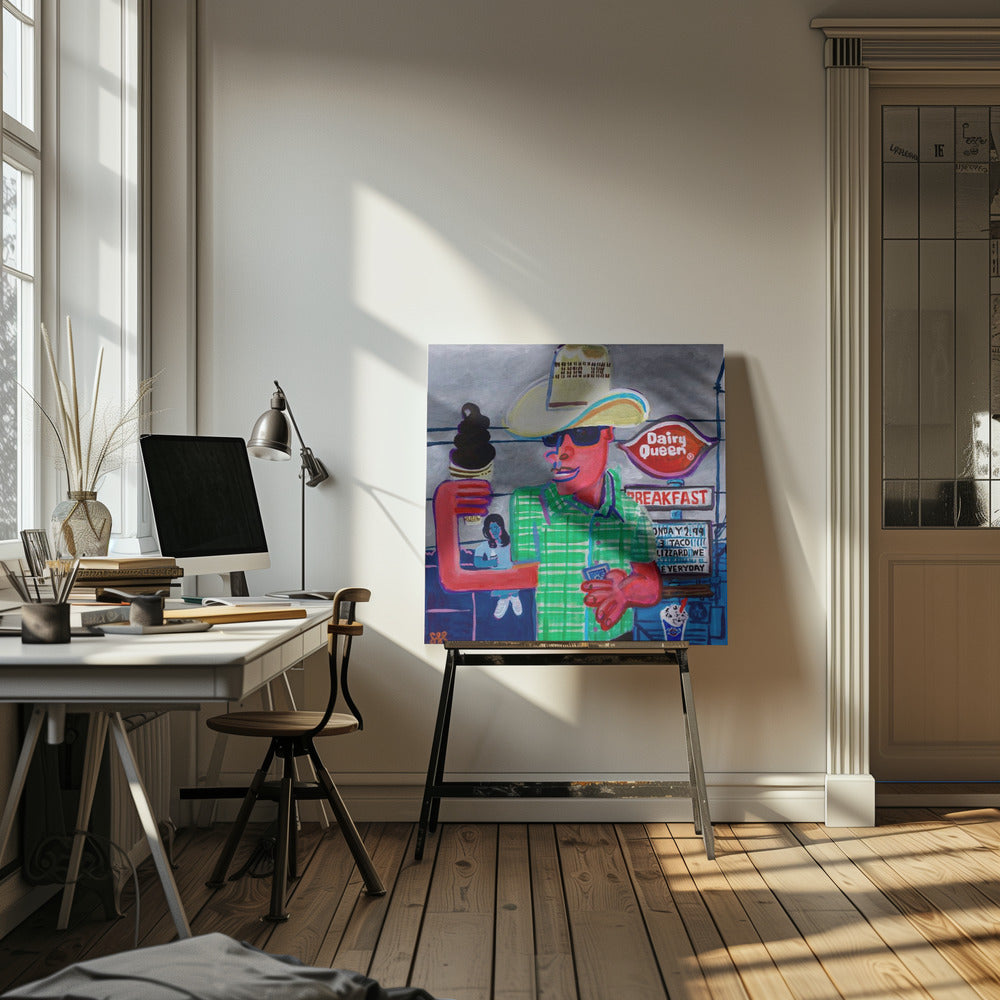 Stor dippkjegle | Lerretsbilder