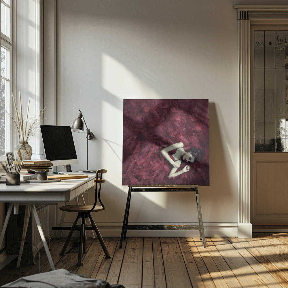 Rode bloesem | Canvasprints