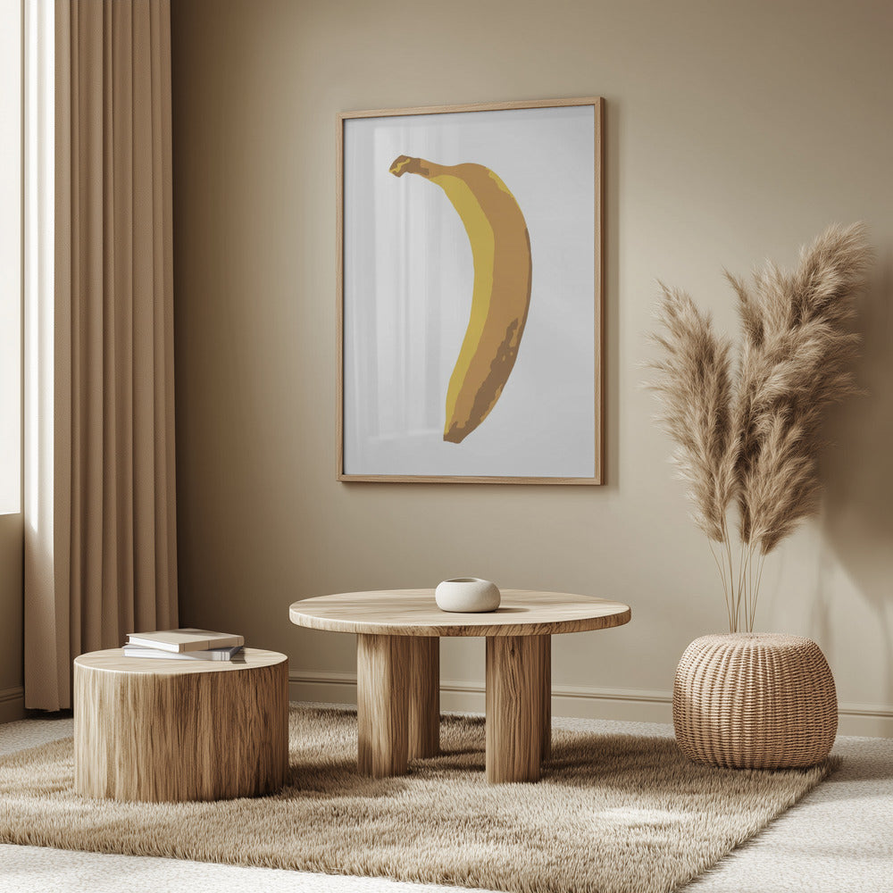 Banana singola | Poster - Stampe d’Arte
