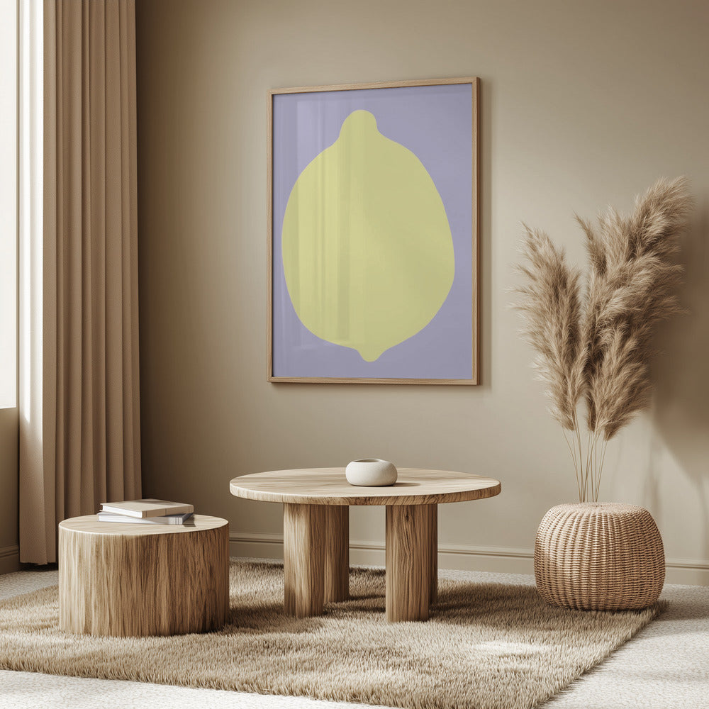 Lemon on Lavender | Poster