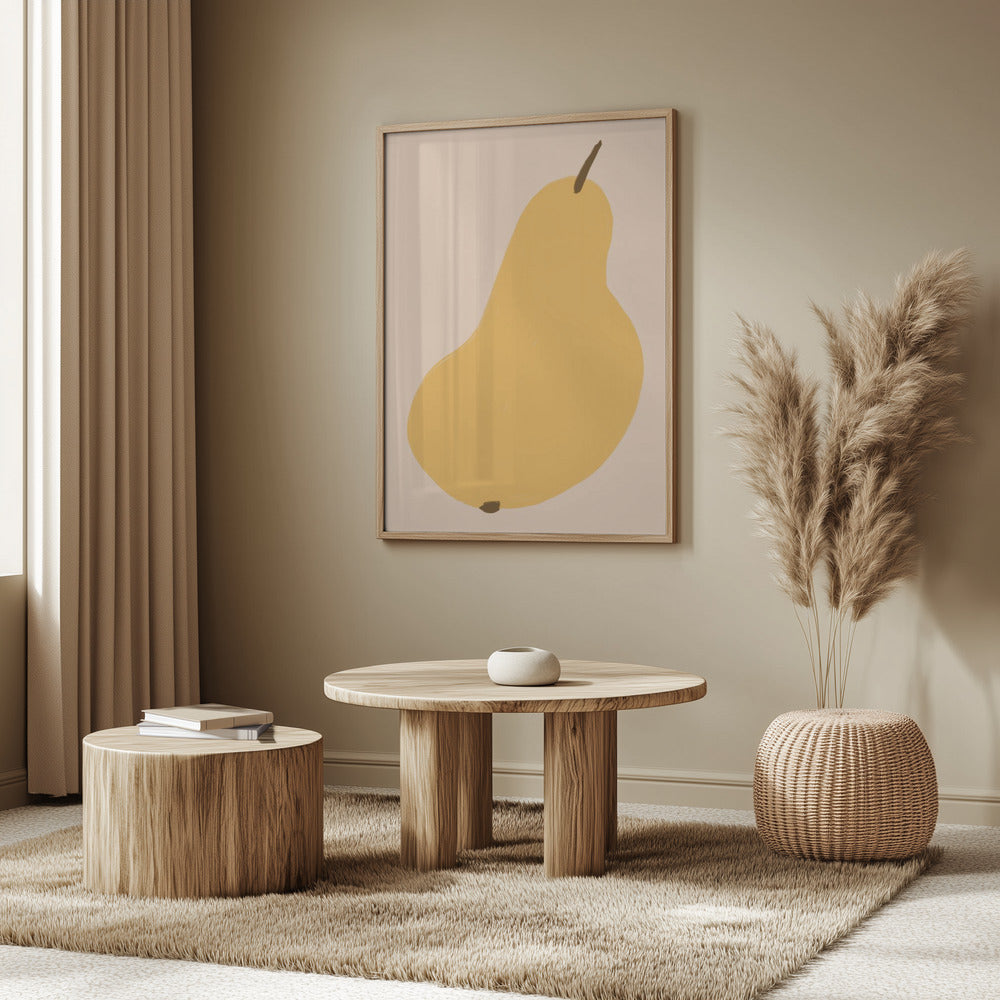 Golden Pear Still | Poster