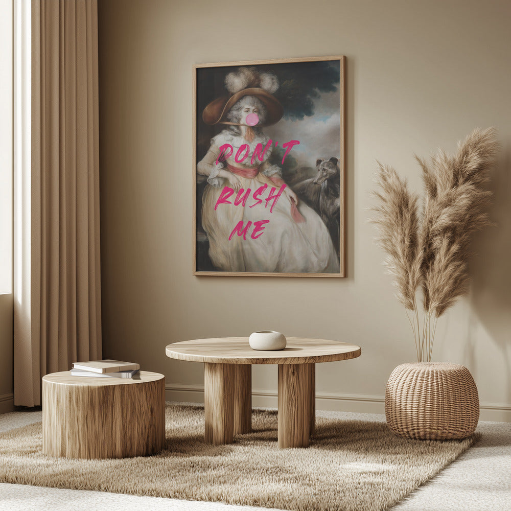 Don't Ruch Me / Altered Bubble Gum Collage | Poster