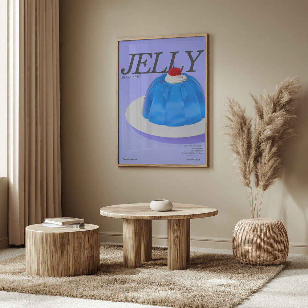 Blå gelé | Poster