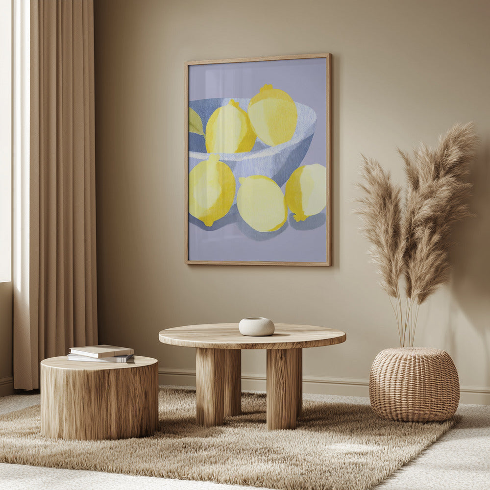 Zitronen in Schale | Poster
