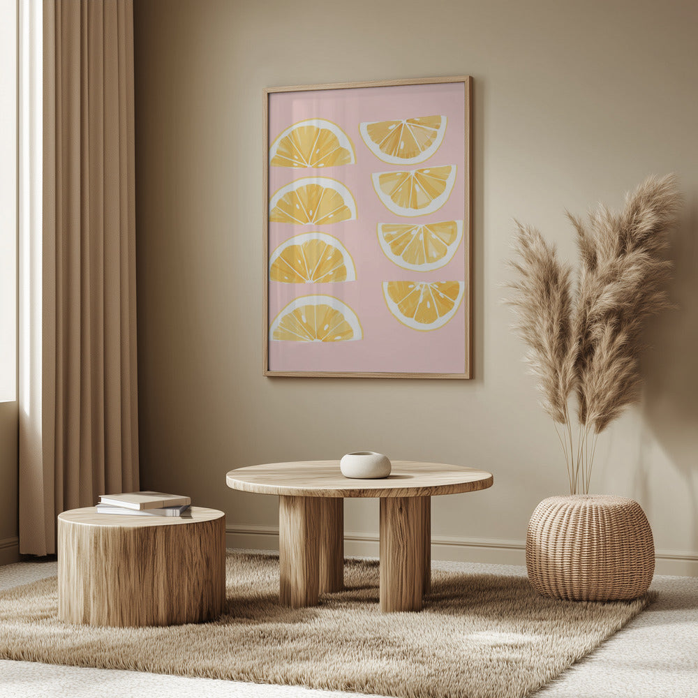 Sliced Lemons | Poster