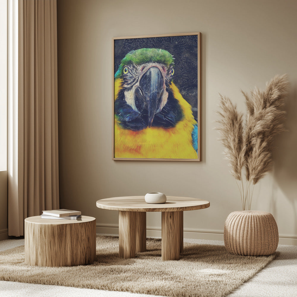 Animals Parrot Watercolor Animal Art | Poster