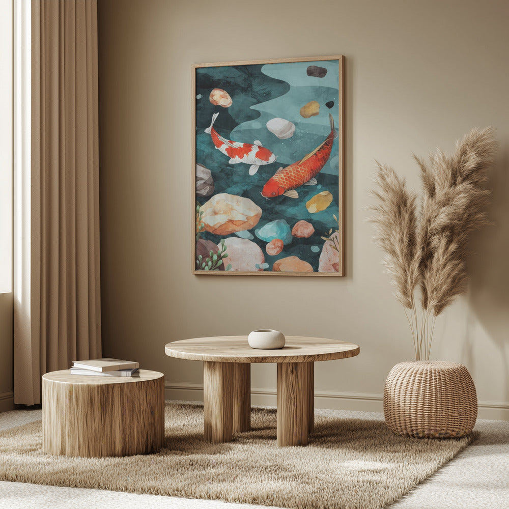 Fish Watercolor Animal Art | Poster