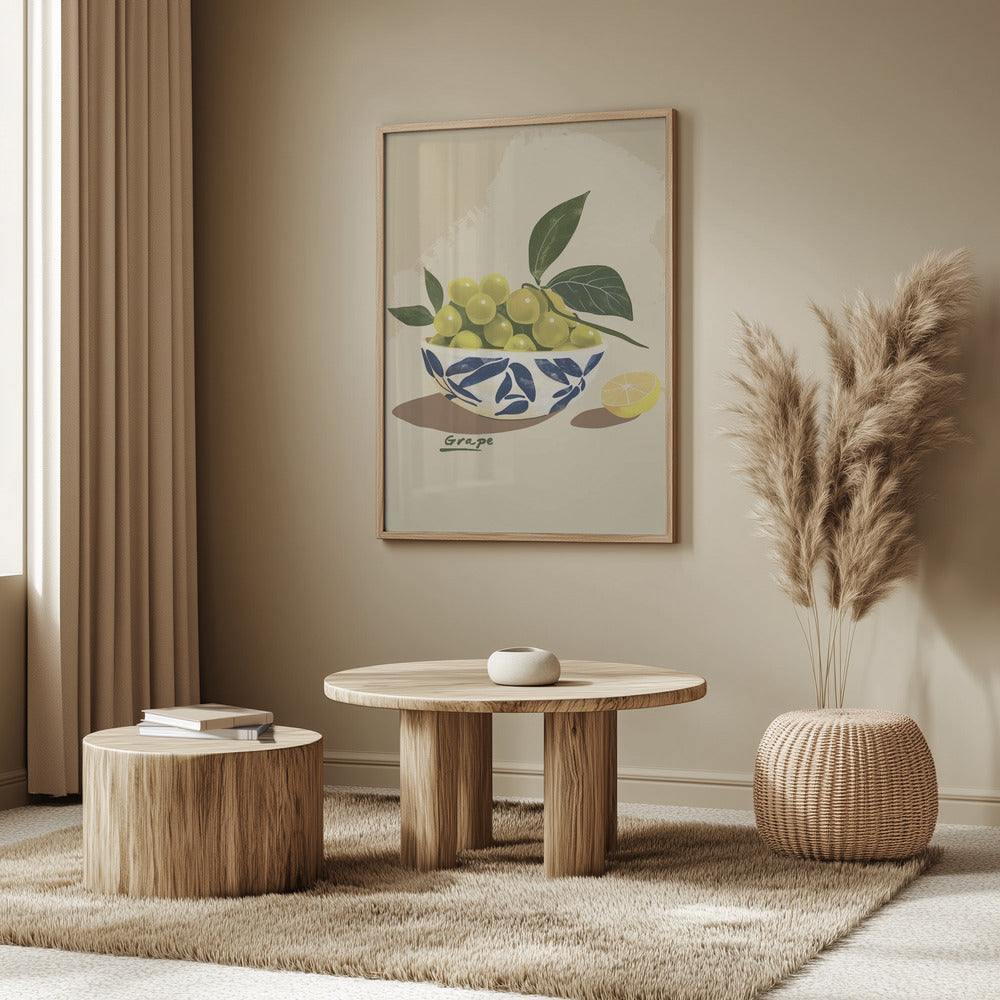 Bowl of Grapes | Poster