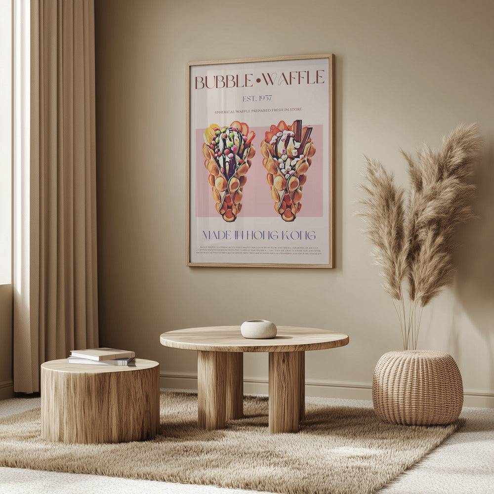 Bubble Waffle Delight | Poster