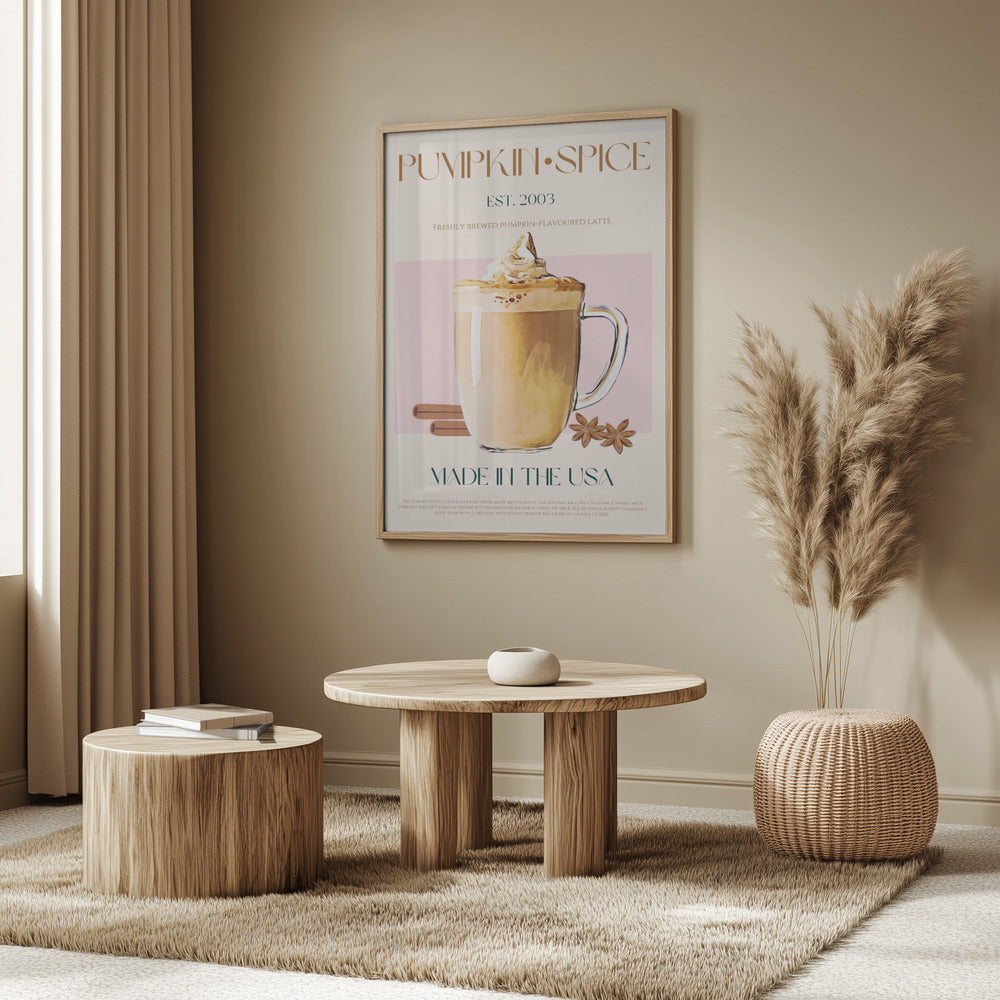 Autumn Latte Delight | Poster