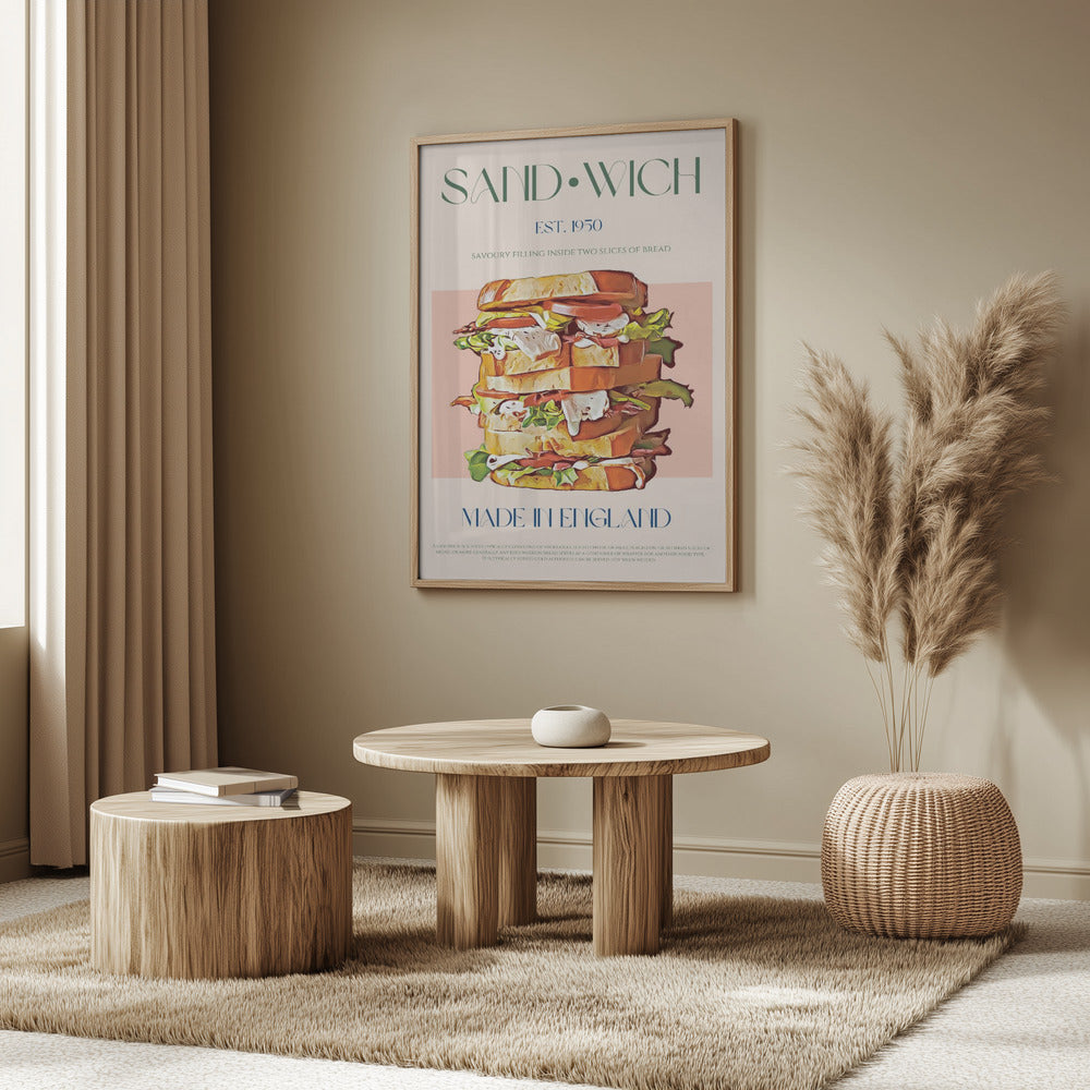 Klassisk smörgås tillverkad i England | Poster