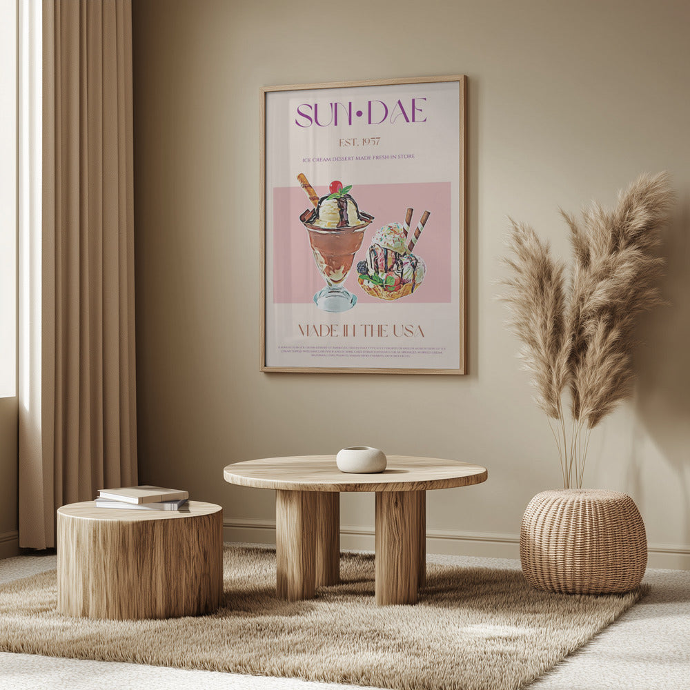 Köstliche Eisbecher | Poster