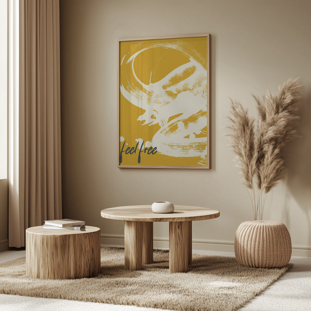 mellow anticipation feel free contemporary | Poster