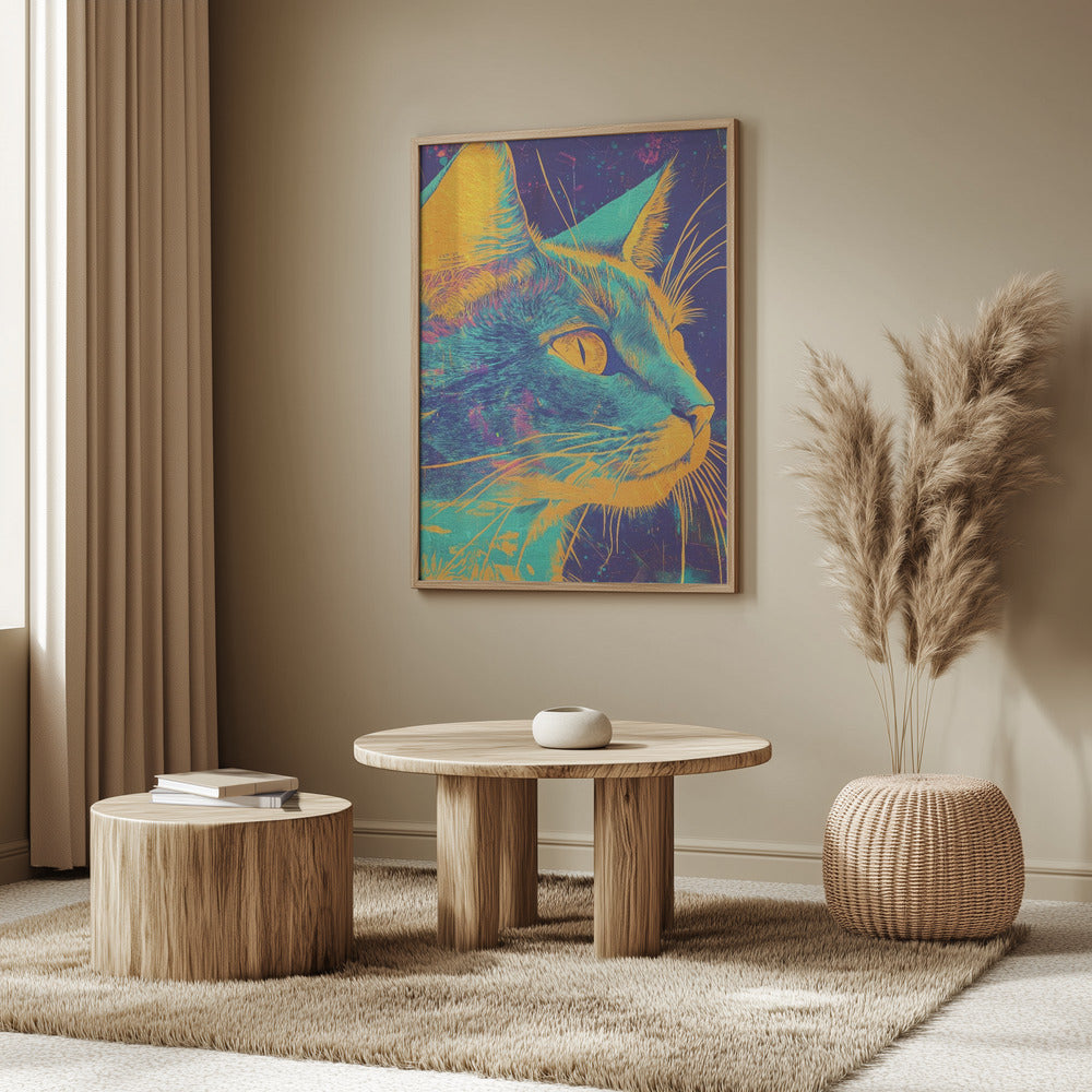 Blå katt | Poster