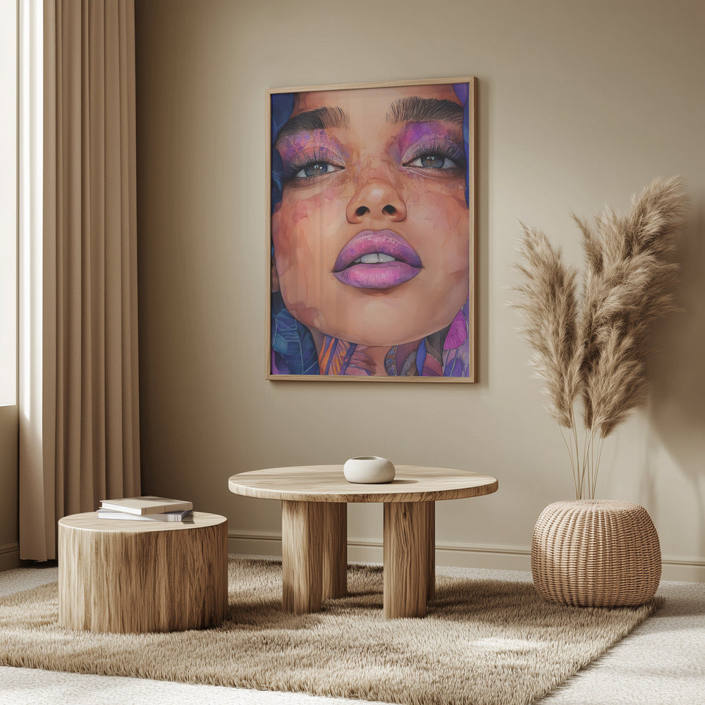 Rosa läppar | Poster