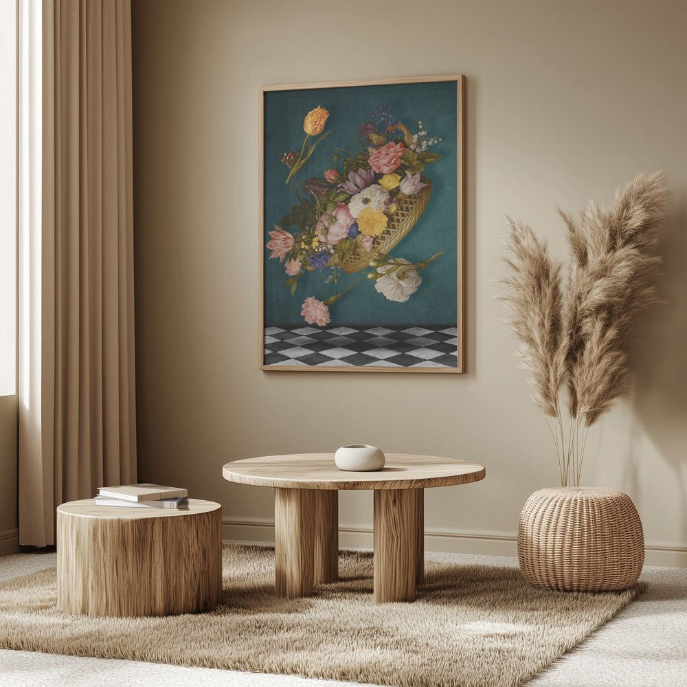 Flytande blomkorg | Poster