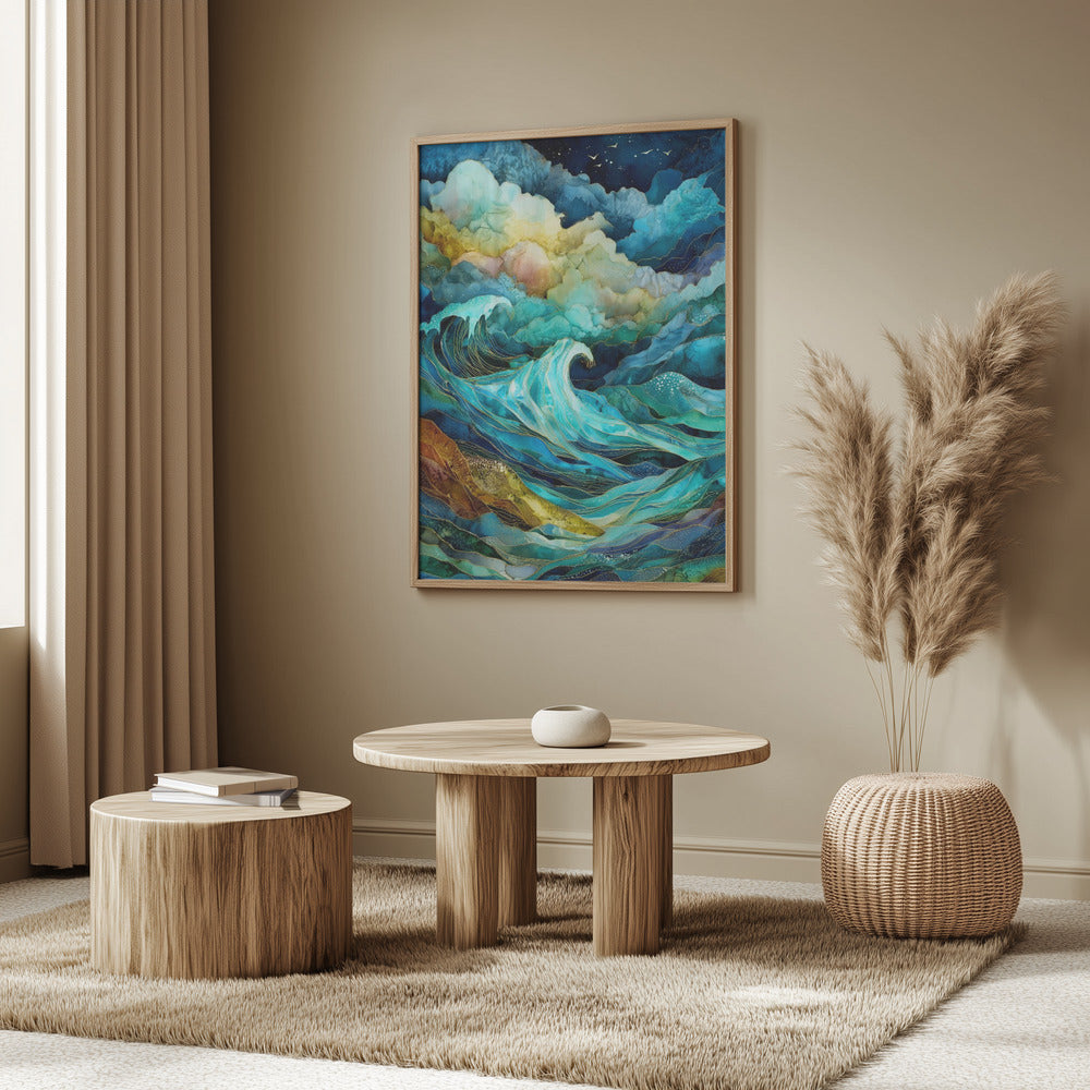 Nautica Sea Art Watercolor (24) | Poster