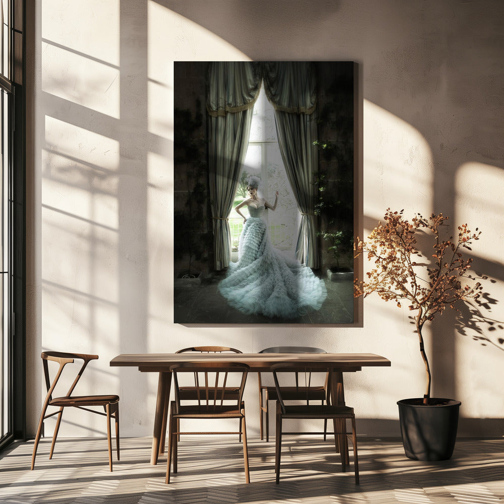 Graues Kleid | Leinwand-Bilder