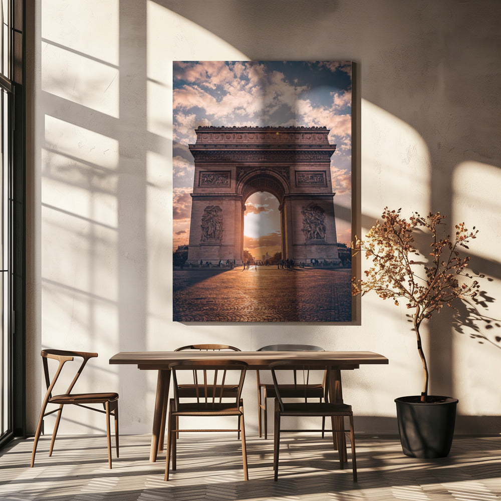 Goldener Bogen von Paris | Leinwand-Bilder
