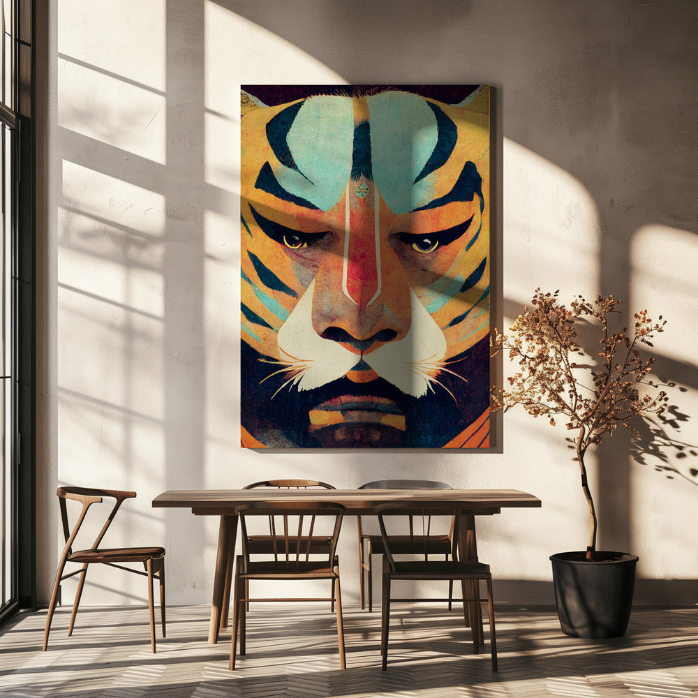Tigre fort | Tableaux sur Toile