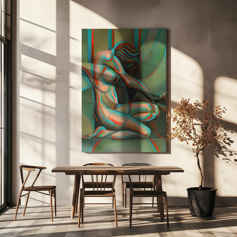 Roundisme anaglyphique-12-05-22 | Tableaux sur Toile