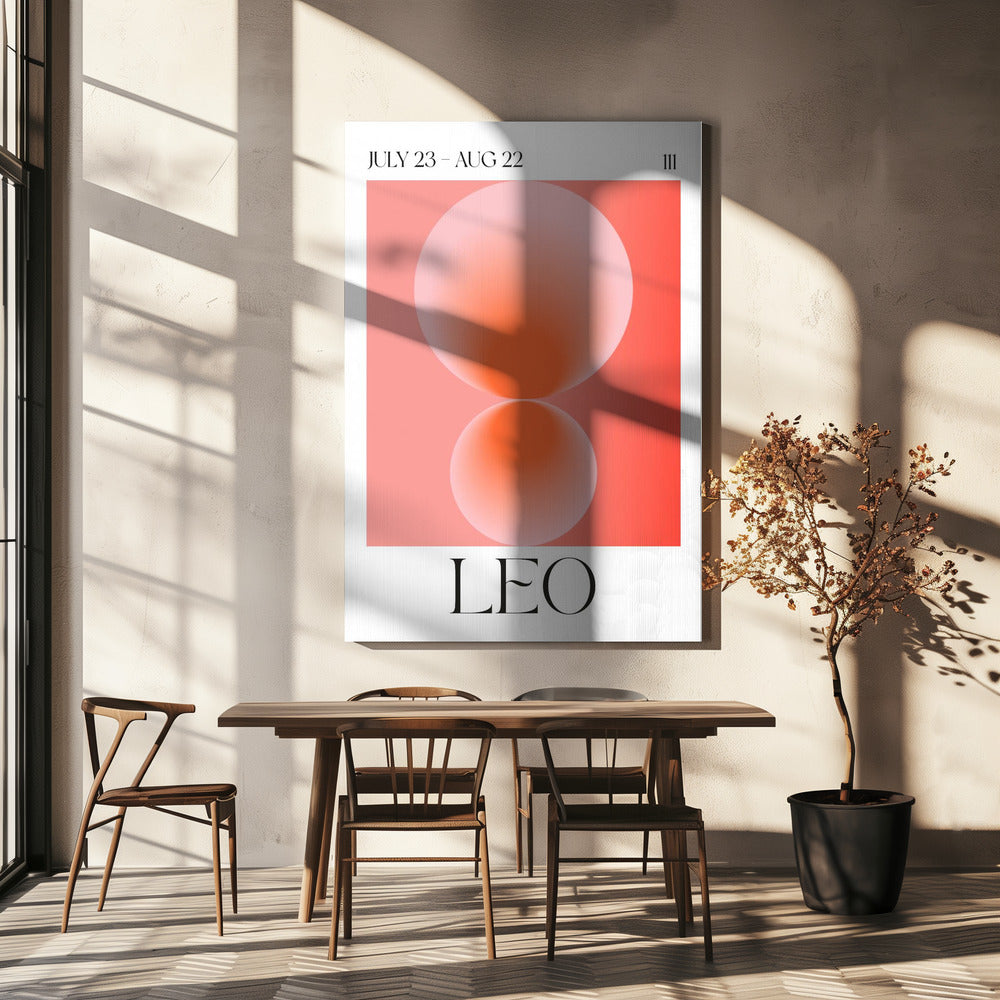 Resplandor celestial de Leo | Impresiones en Lienzo