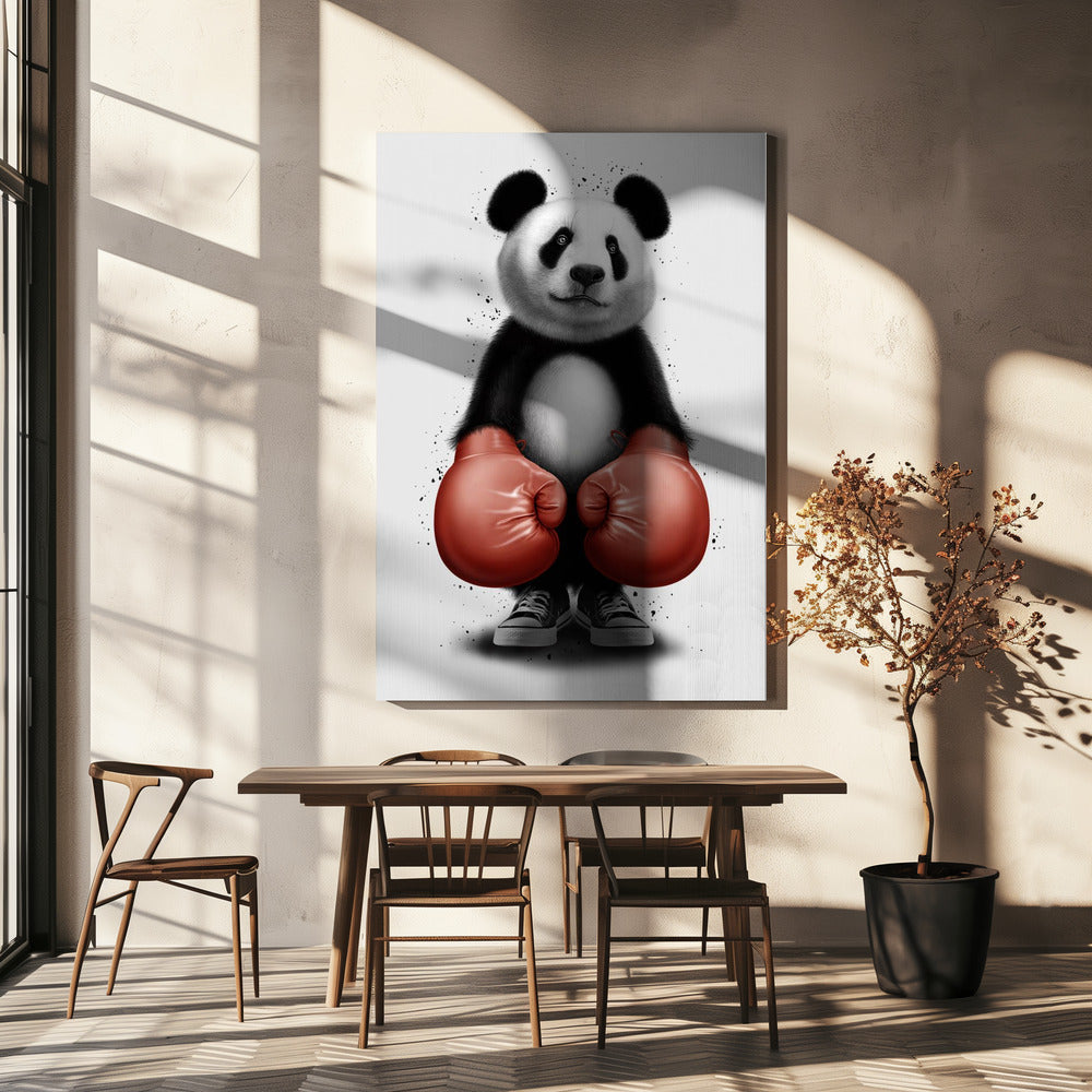 PANDA-BOXER | Leinwand-Bilder