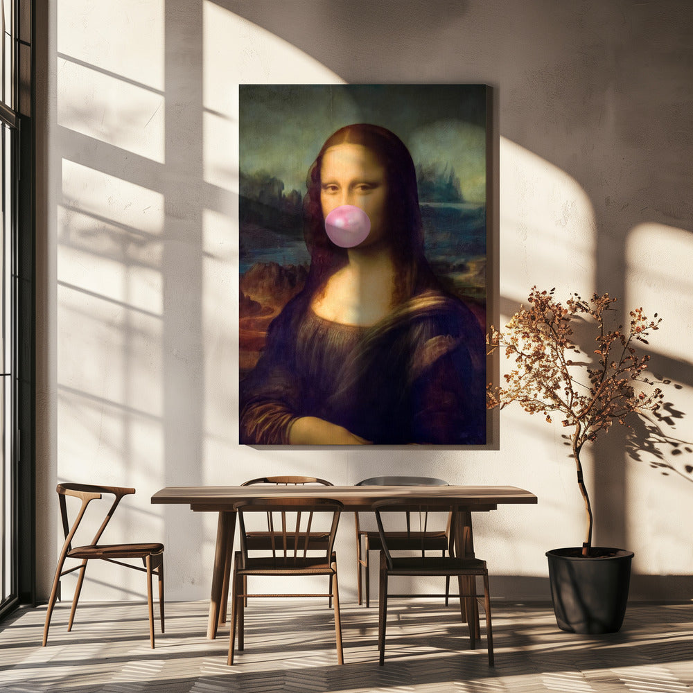 Mona Lisa Bubbelgum | Canvas