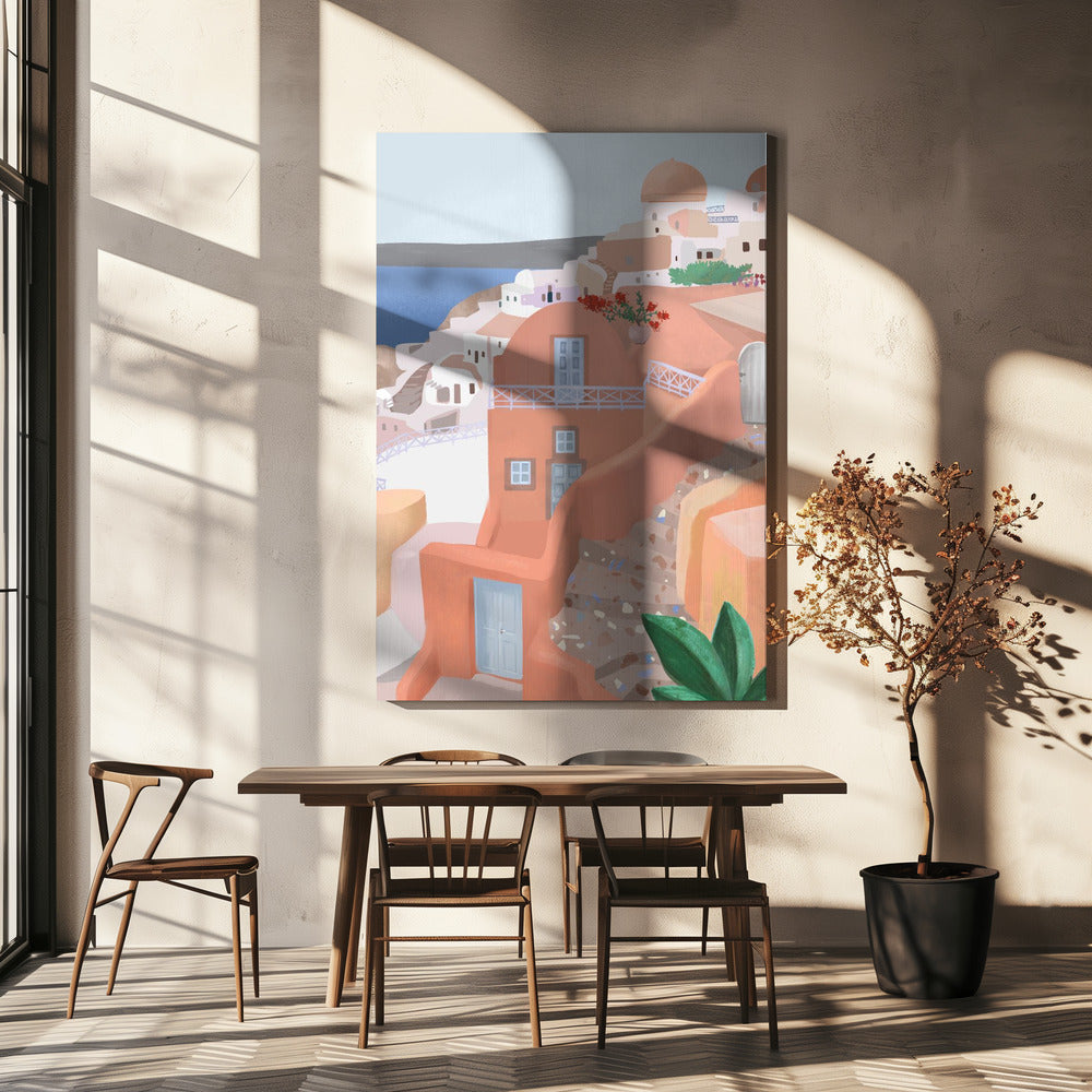 Santorini, Kreikka | Canvastaulut