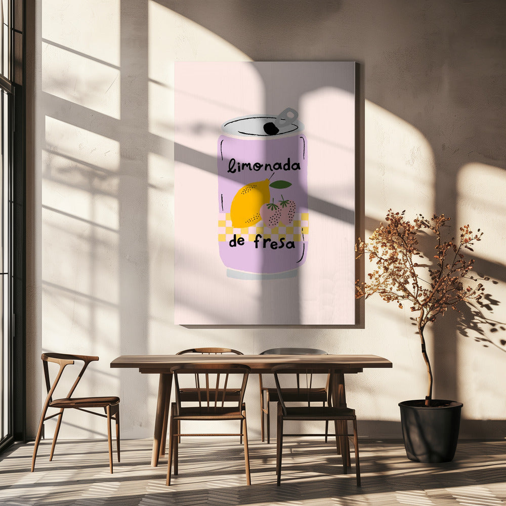 Limonata alla fragola | Stampe su Tela