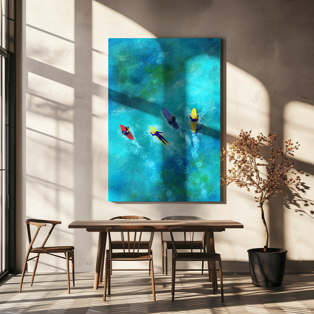 Surfeurs Dudes | Tableaux sur Toile