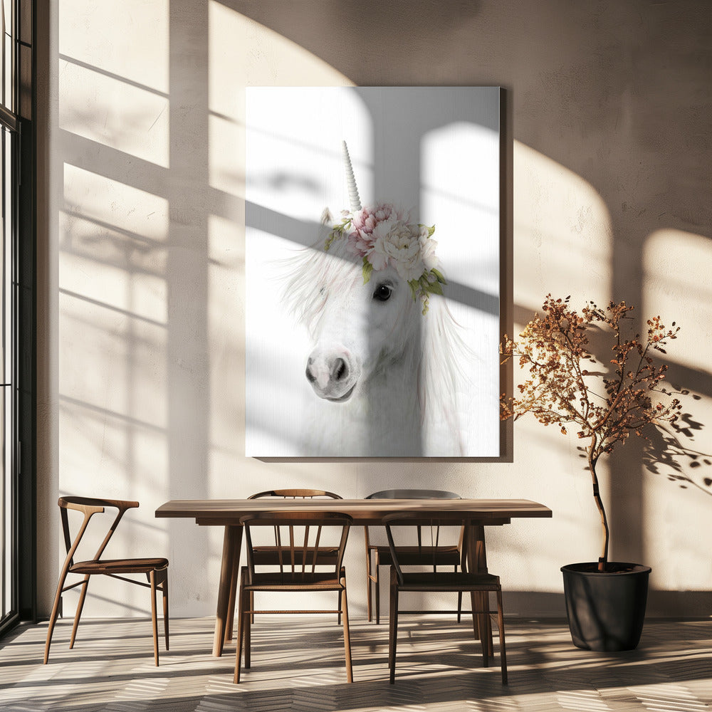 Floral Unicorn | Canvas