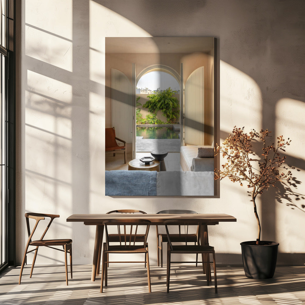 Piscine privée | Tableaux sur Toile