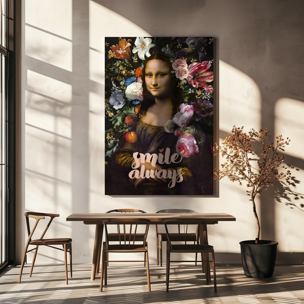 Smil alltid, Mona Lisa | Lerretsbilder