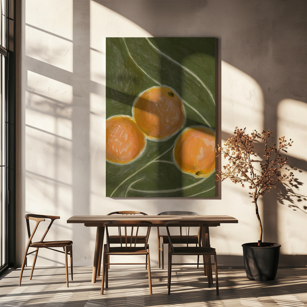 KH Studio - The Colors Orange & Green | Canvas