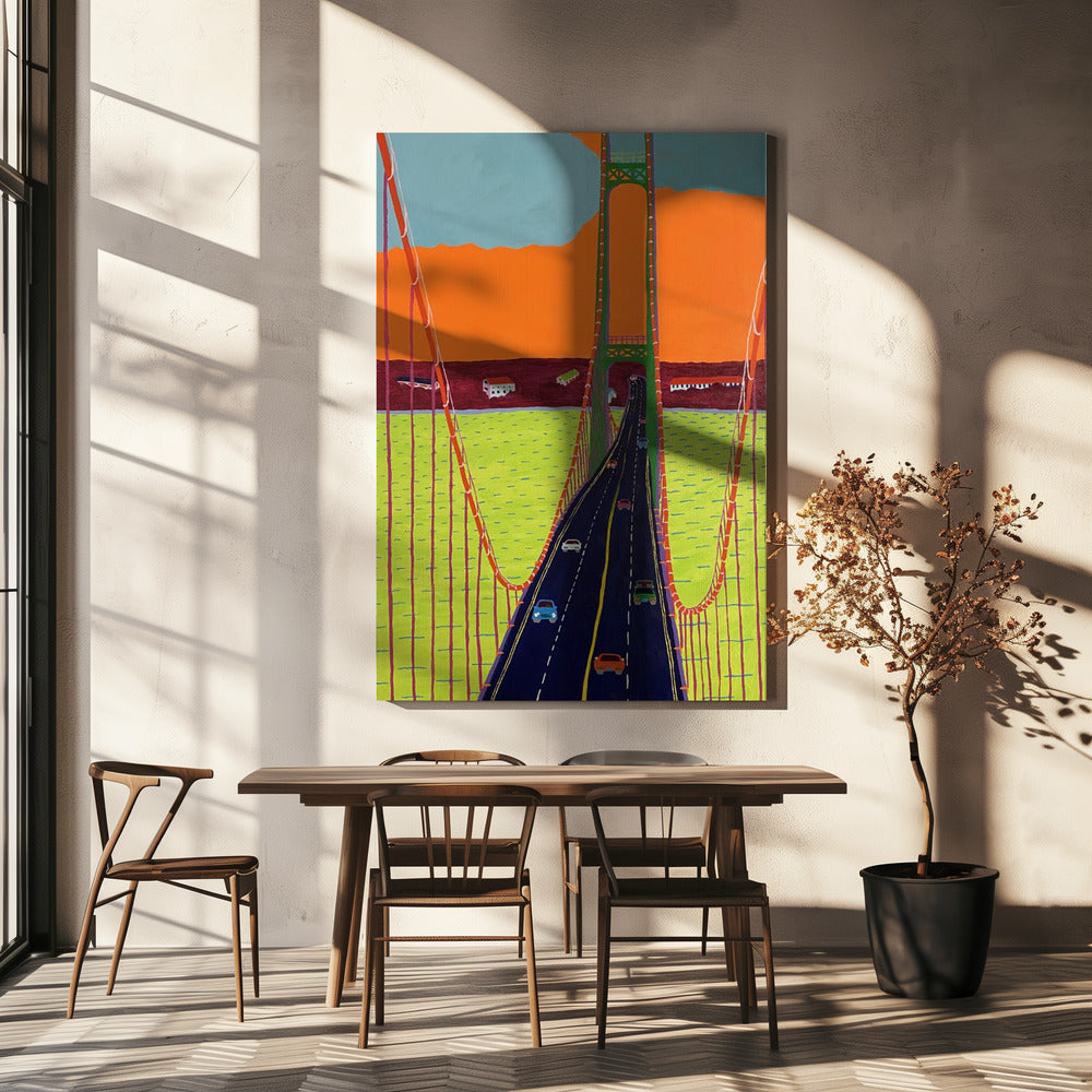 Pont Mackinac | Tableaux sur Toile