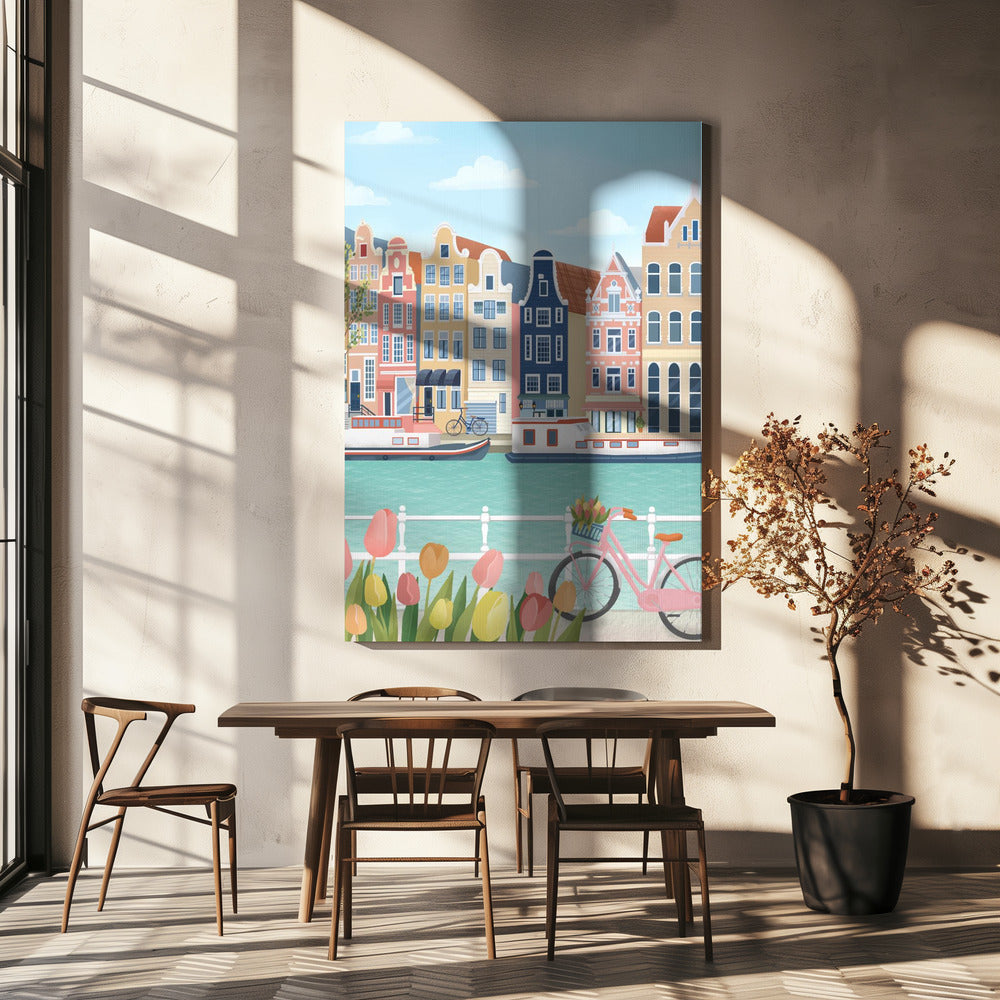 Amsterdamin kaupunki | Canvastaulut