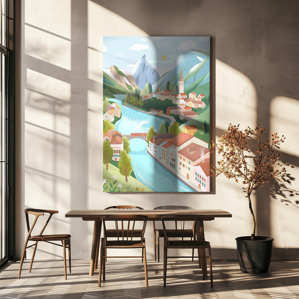 Alpes suisses | Tableaux sur Toile